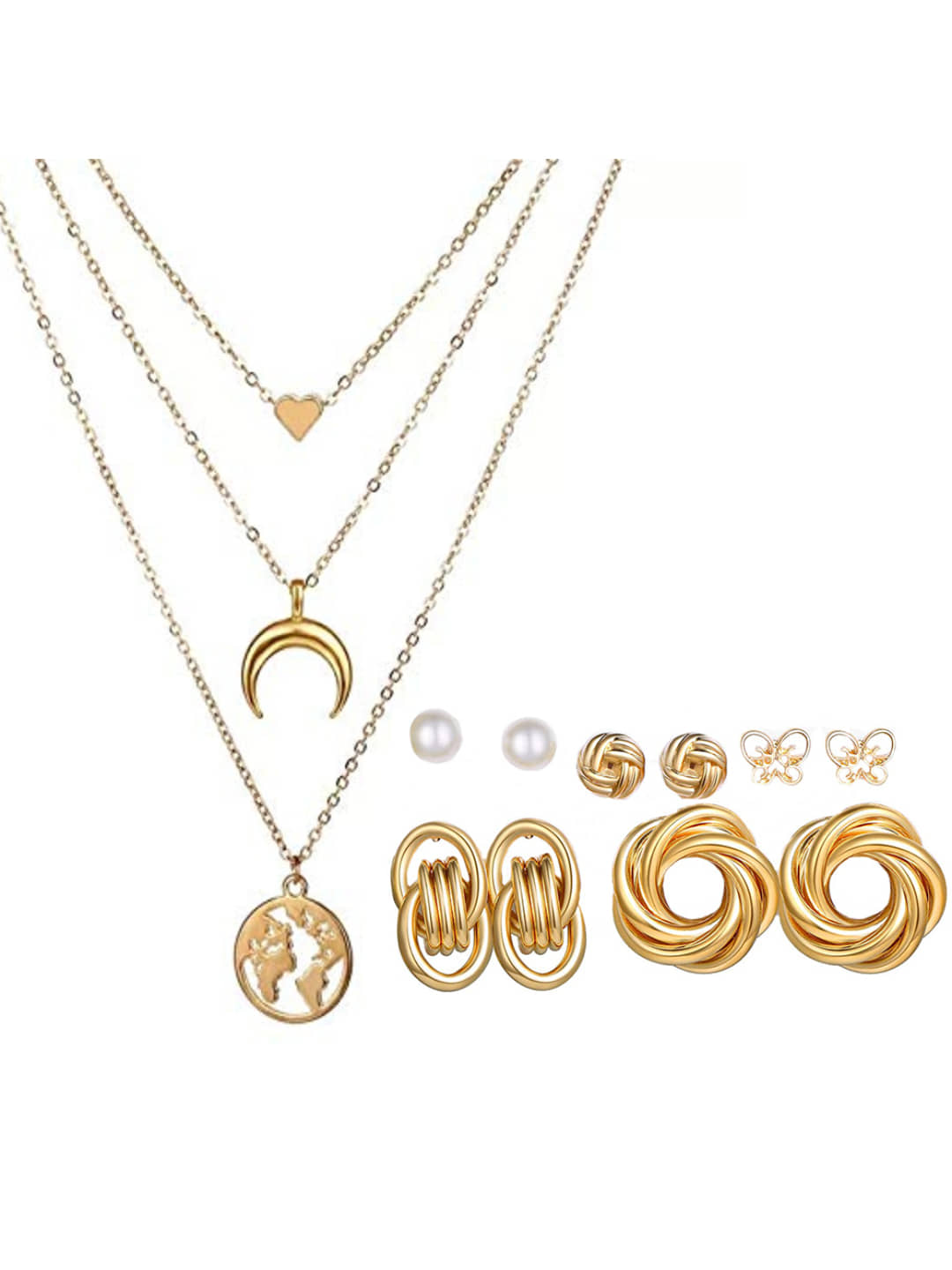 YOUBELLA Golden Body Chain ( Pack of 1 )