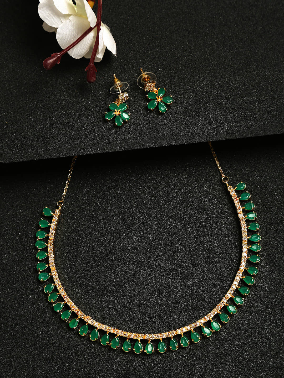 YOUBELLA Green Body Chain ( Pack of 1 ) - Jewellery Sets | Buy online on ZillyBuy