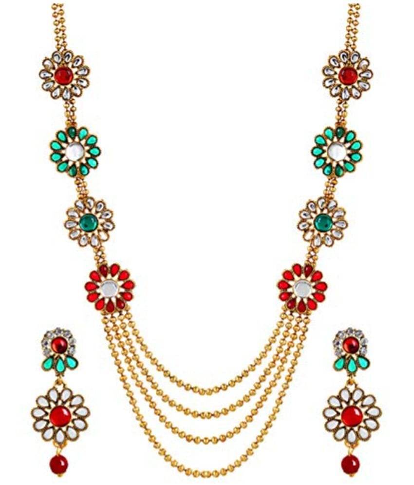 YOUBELLA Multi Color Body Chain ( Pack of 1 ) YOUBELLA Multi Color Body Chain ( Pack of 1 )