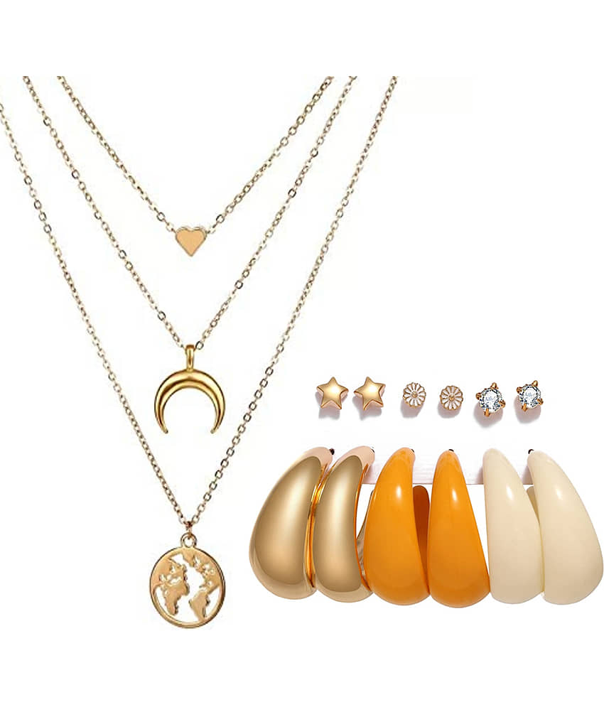 YOUBELLA Multi Color Body Chain ( Pack of 1 )