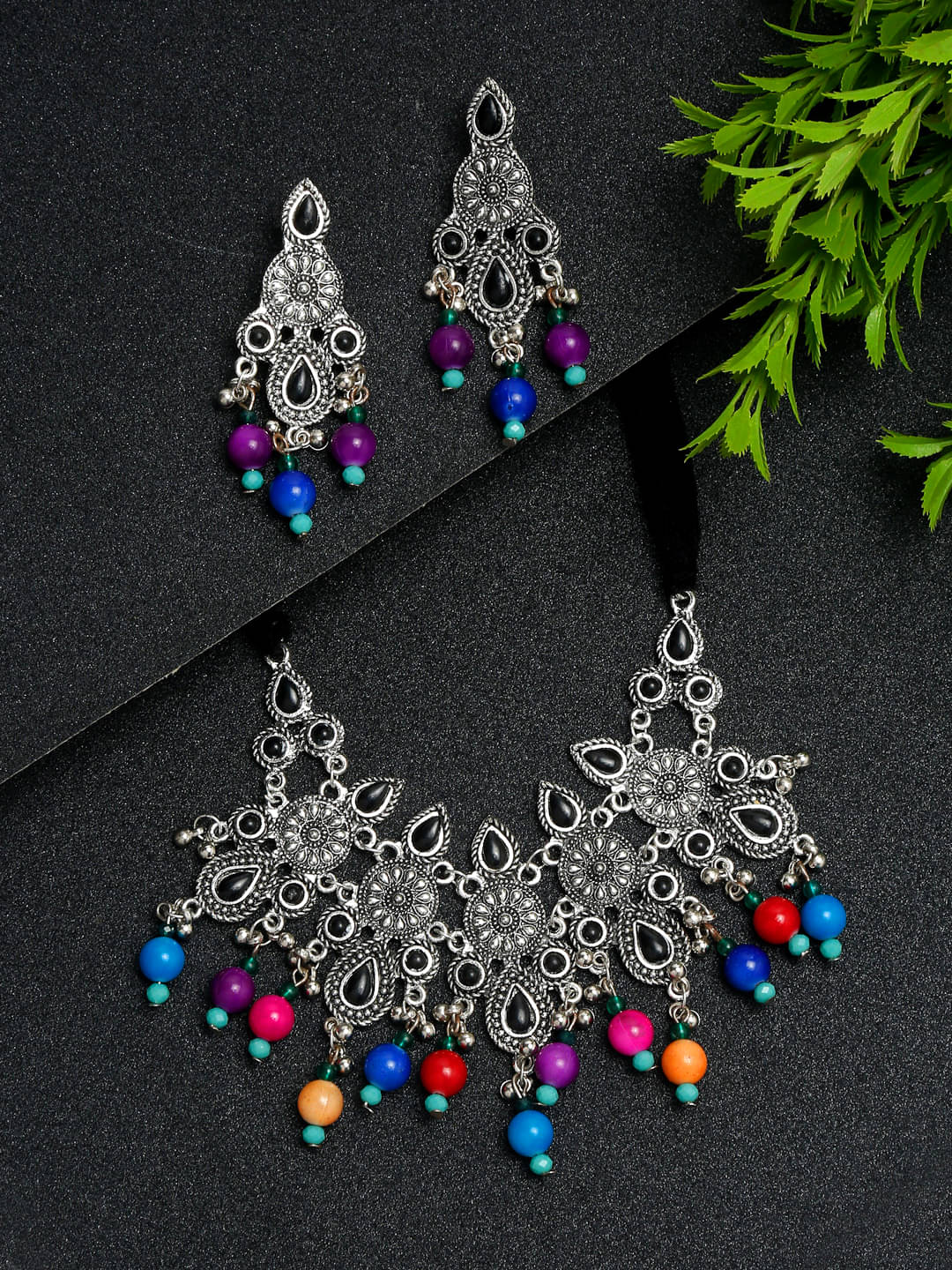     			YOUBELLA Multi Color Body Chain ( Pack of 1 )