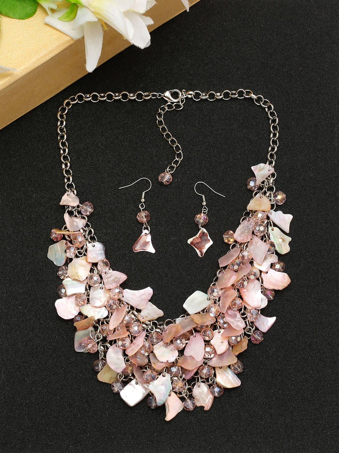    			YOUBELLA Pink Body Chain ( Pack of 1 )