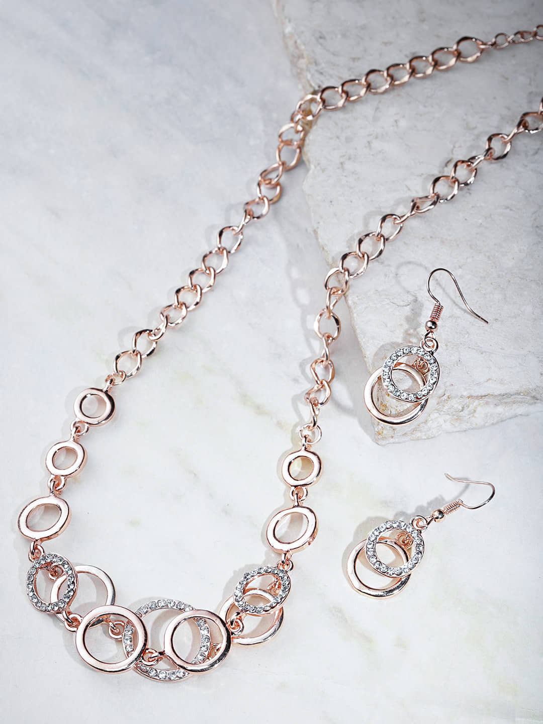 YOUBELLA Rose Gold Body Chain ( Pack of 1 ) - Jewellery Sets | Buy online on ZillyBuy