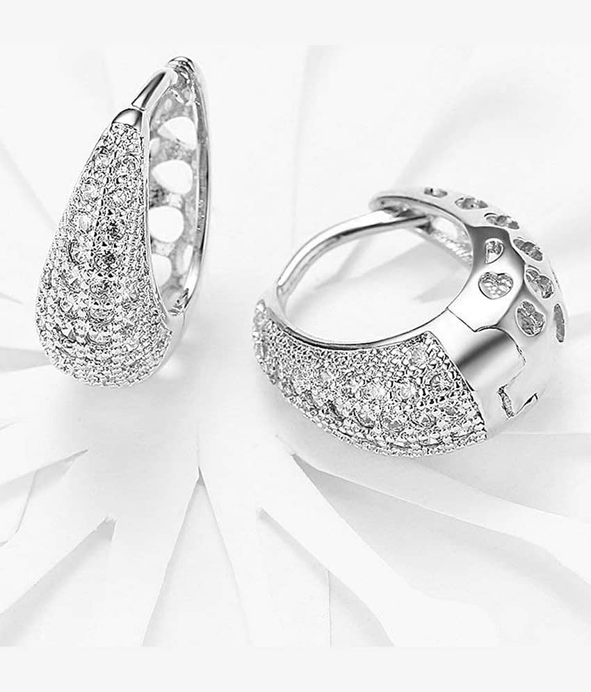 YOUBELLA Silver Danglers Earrings ( Pack of 1 ) - Earrings | Buy online on ZillyBuy