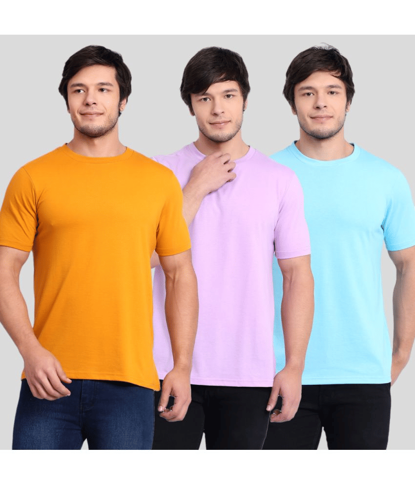     			Betrost Pack of 3 100% Cotton Regular Fit Men's T-Shirt ( Multicolor )