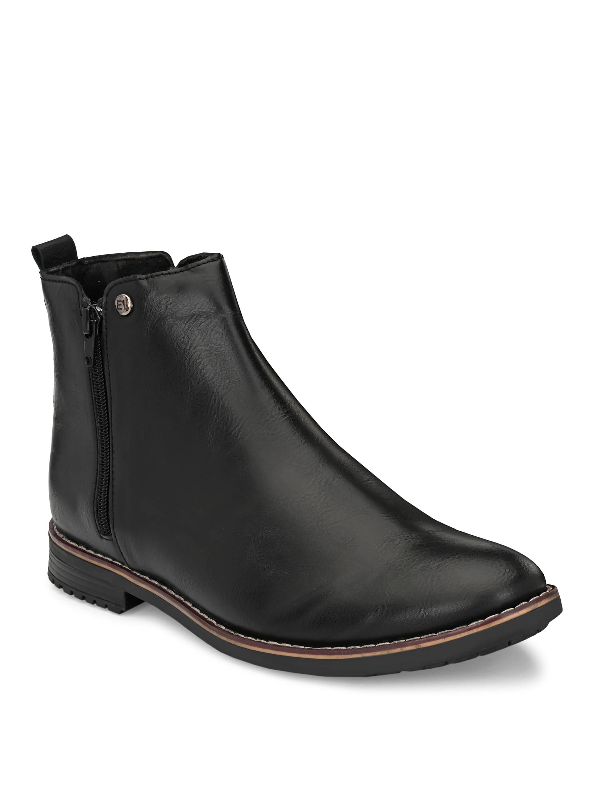 El Paso BLACK Men's Casual Boots El Paso BLACK Men's Casual Boots