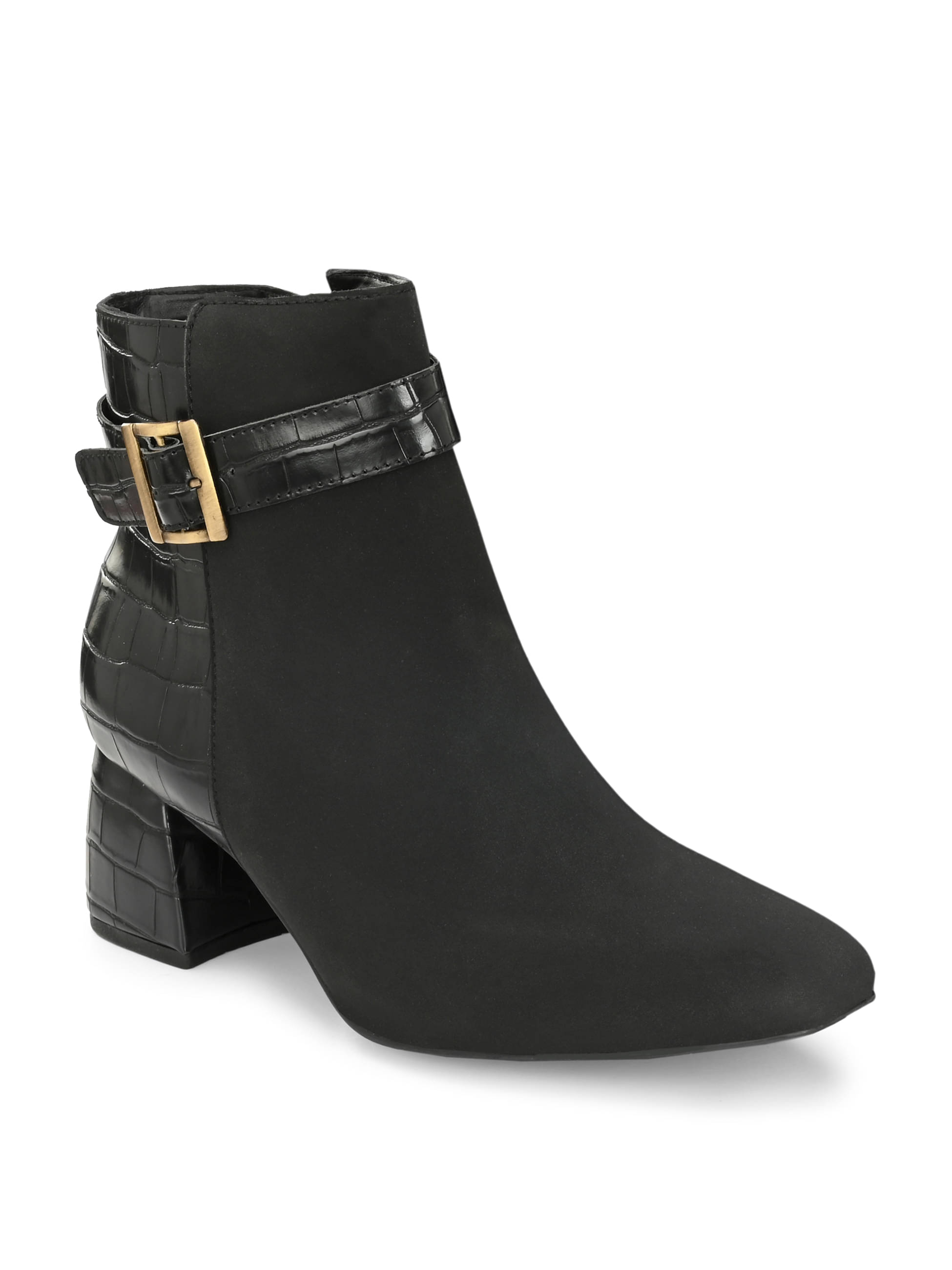     			El Paso Black Women's Ankle Length Boots