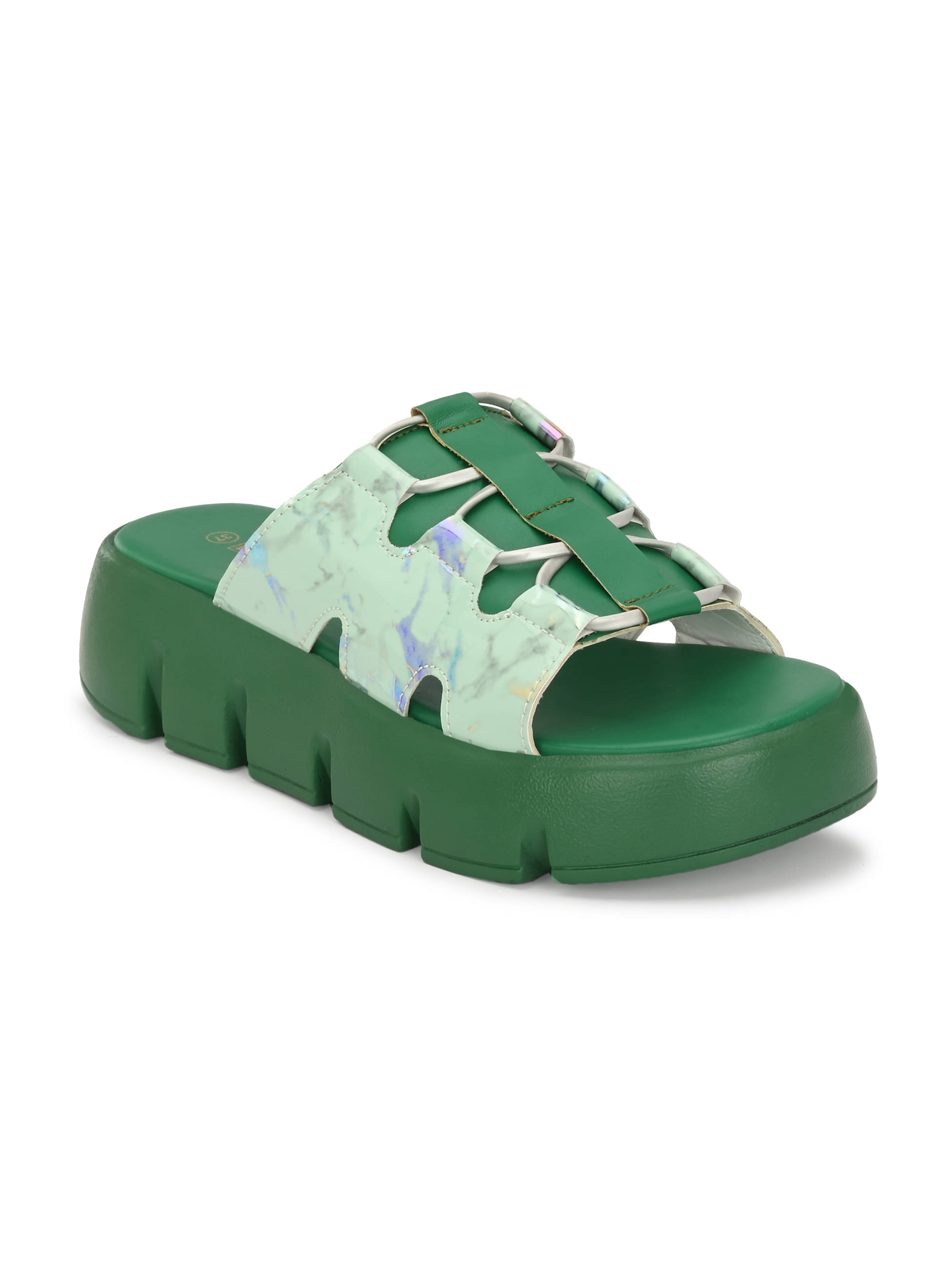     			El Paso Green Women's Flats