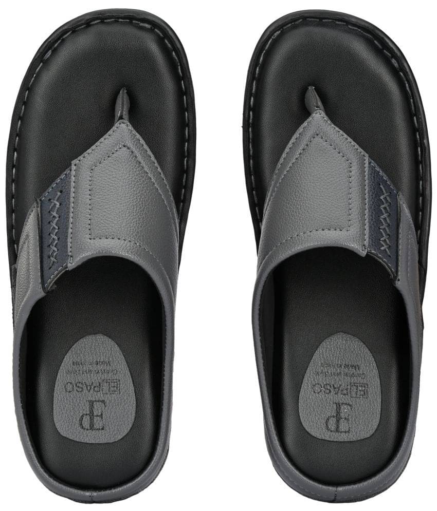     			El Paso Grey Men's Thong Flip Flop