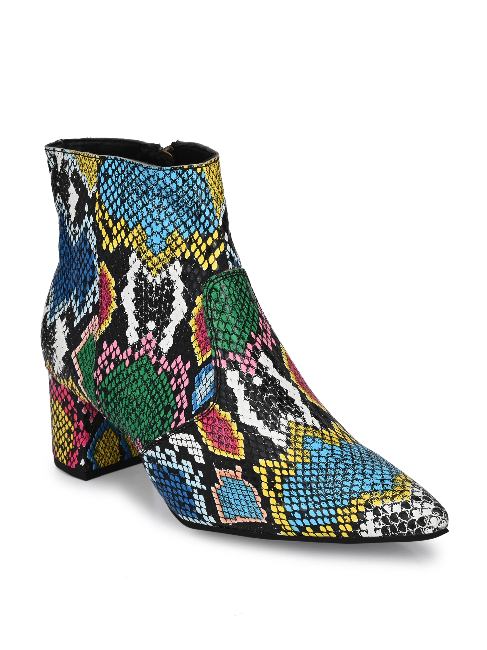 El Paso Multicolor Women's Ankle Length Boots El Paso Multicolor Women's Ankle Length Boots