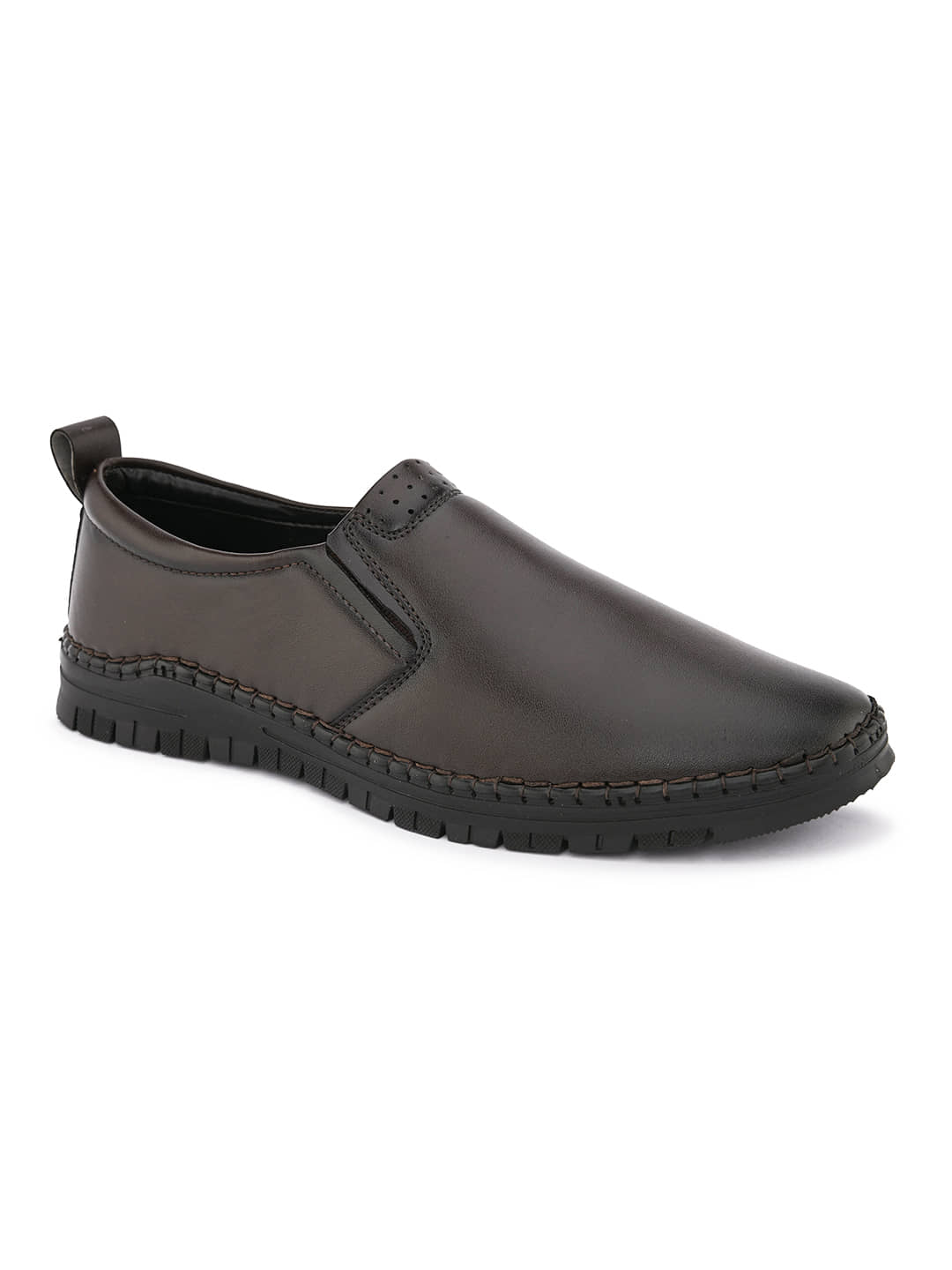 Fashion Victim Brown Men's Slip On Formal Shoes - Formal Shoes | Buy online on ZillyBuy