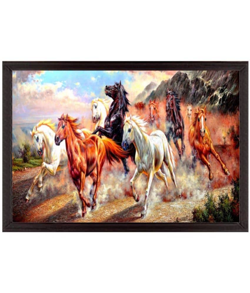 Indianara Abstract Painting With Frame