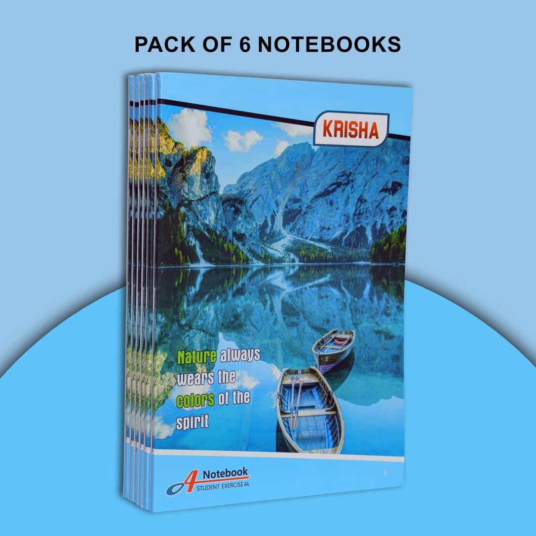 KRISHA BOOK MANUFACTURING - Other Composition Notebooks ( Pack of 6 )