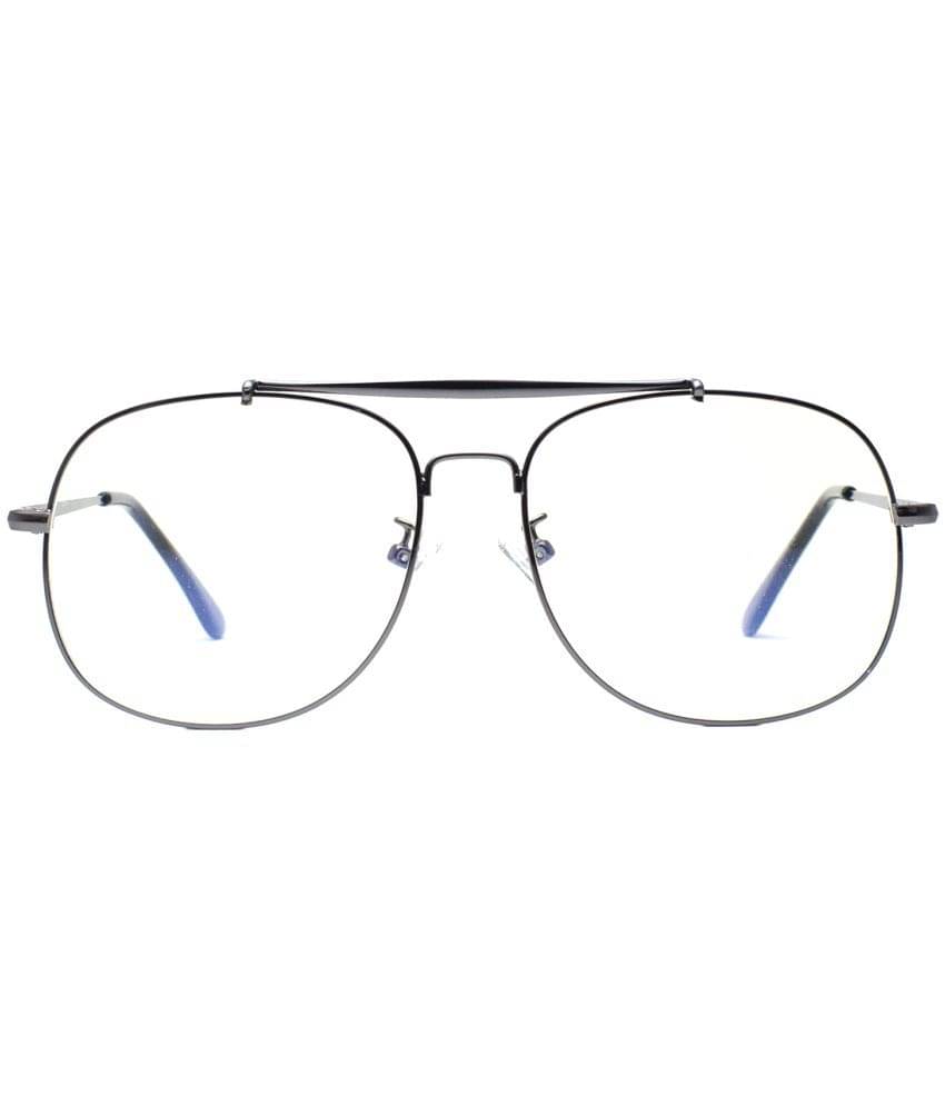     			Peter Jones Black Full Rim Pilot Computer Glasses ( Pack of 1 )
