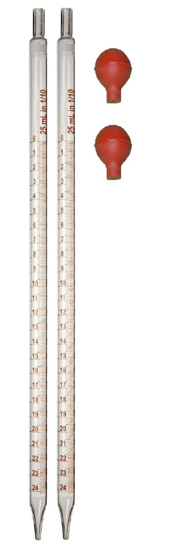     			Pipette Graduated - 25ml X 2 with Pipette Bulb