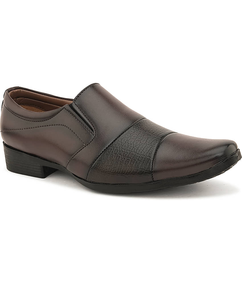 Sir Corbett Brown Men's Slip On Formal Shoes - Formal Shoes | Buy online on ZillyBuy