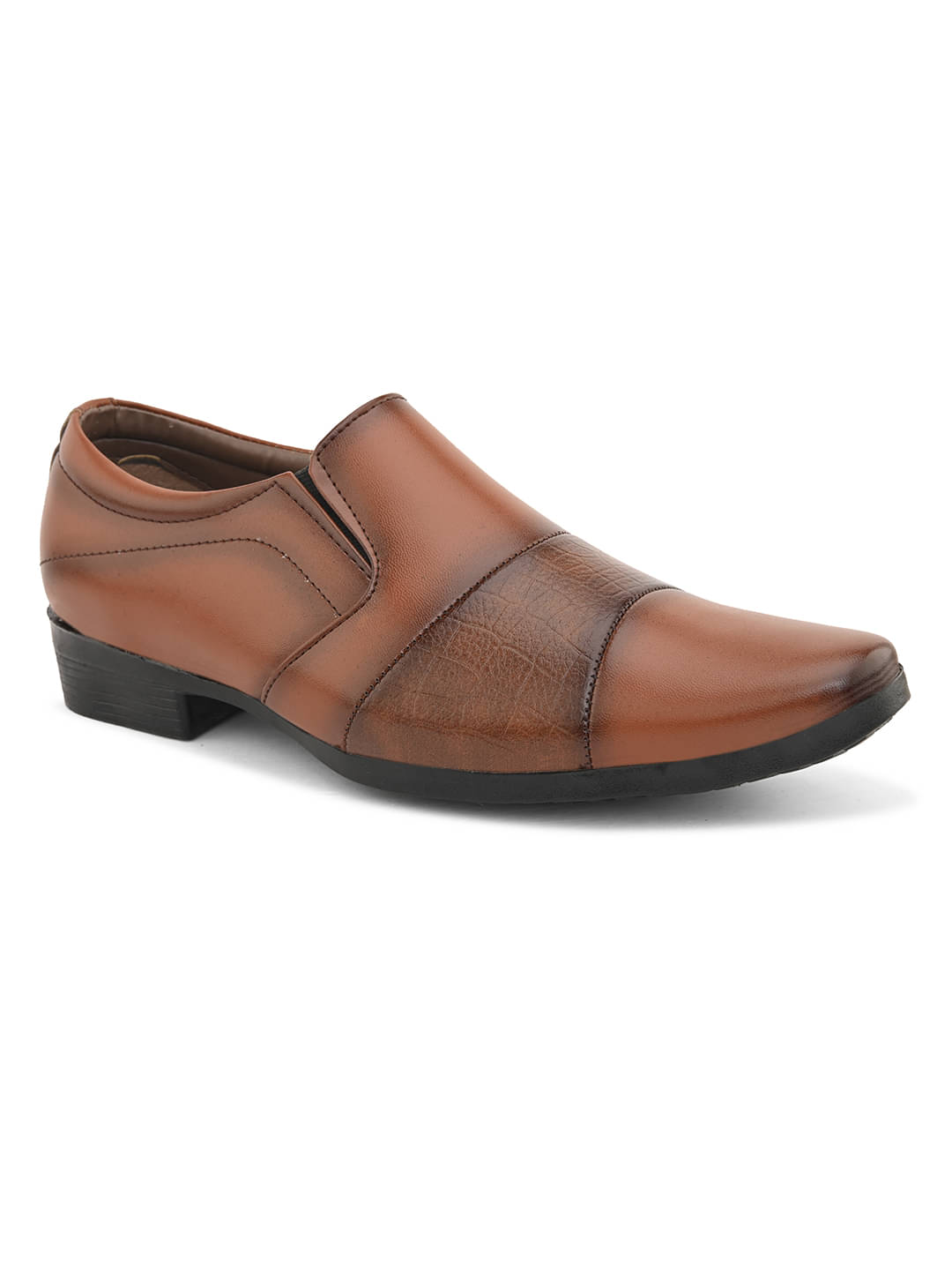 Sir Corbett Tan Men's Slip On Formal Shoes Sir Corbett Tan Men's Slip On Formal Shoes