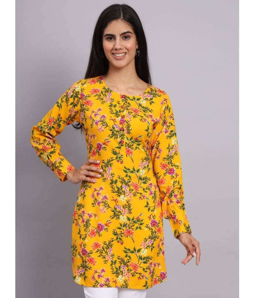 Rayon Short Kurti For Women (Pack of 1)     			Rayon Short Kurti For Women (Pack of 1)