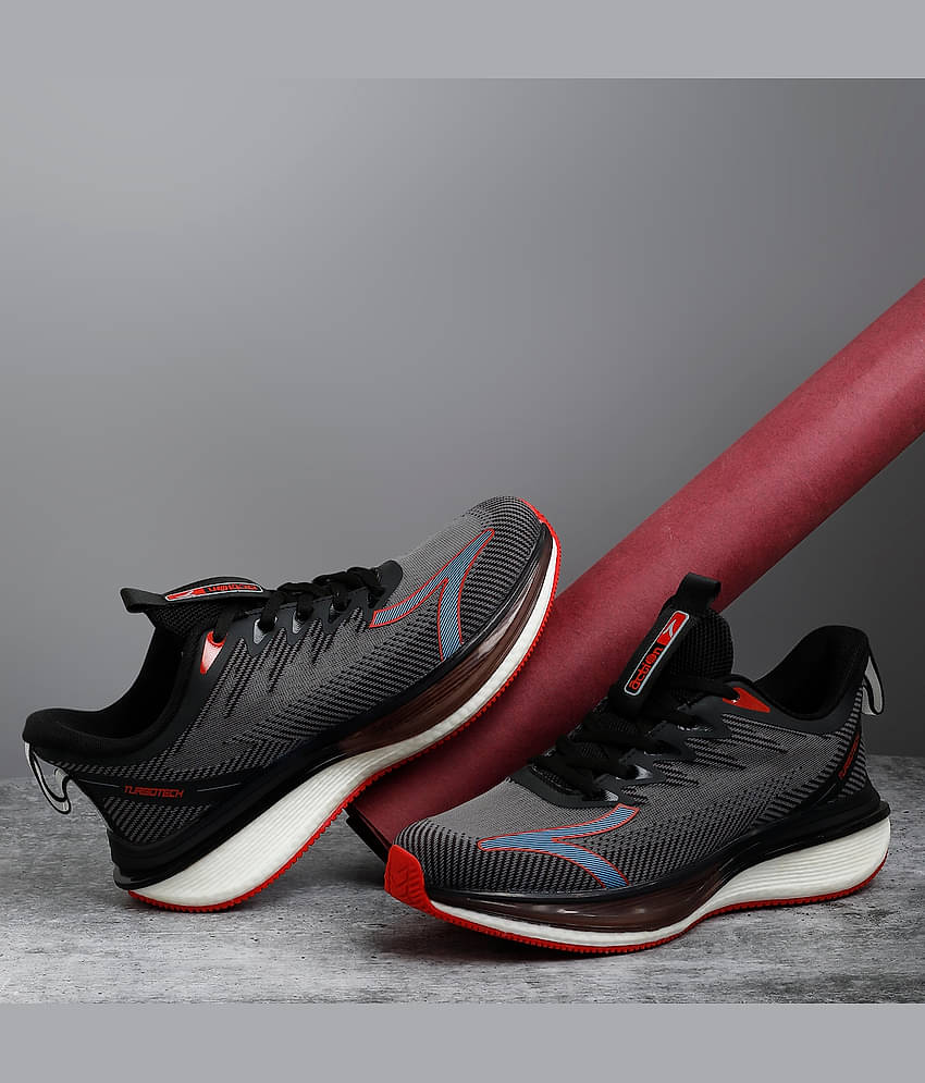 Action Sports Running Shoes Black Men's Sports Running Shoes