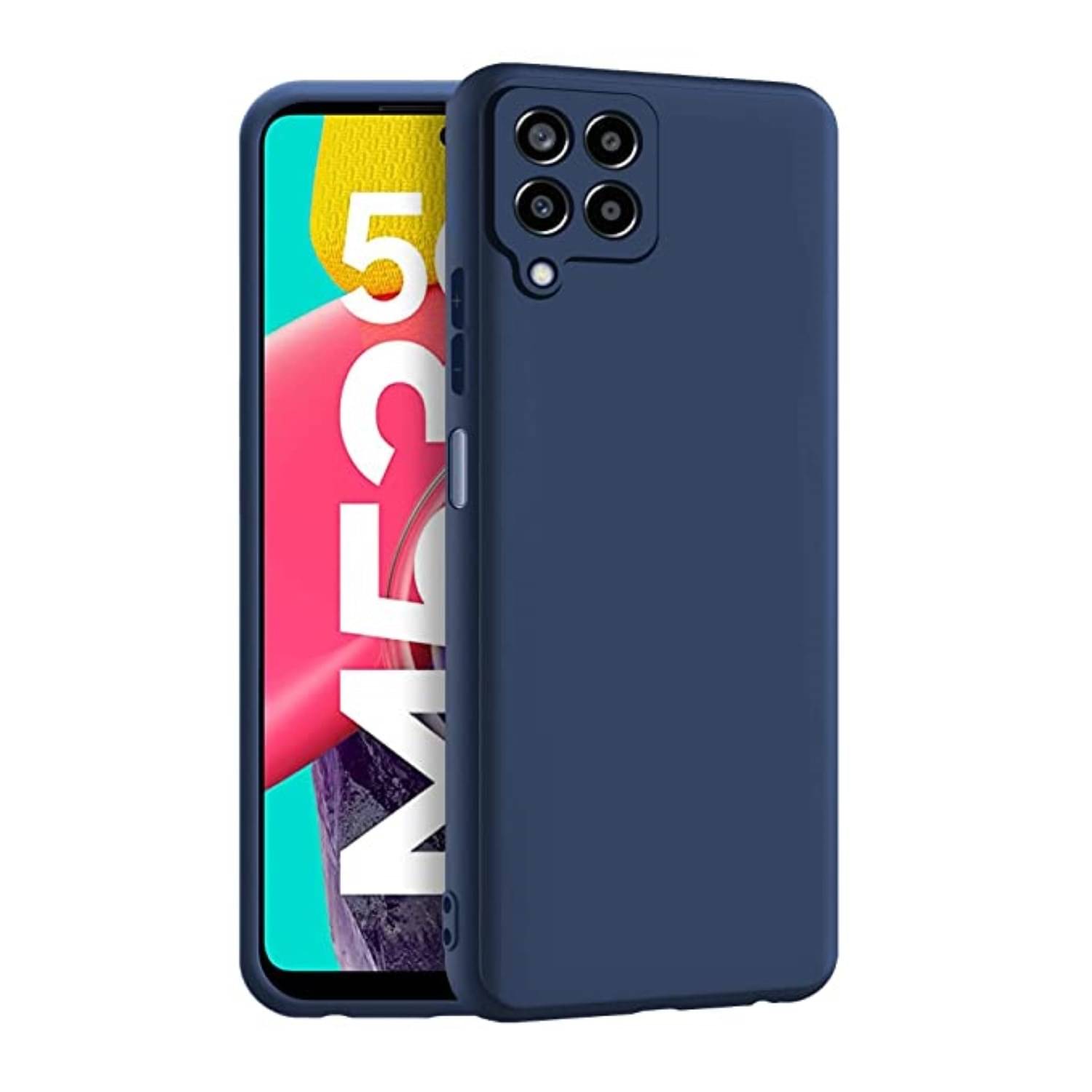 Case Vault Covers Plain Cases Compatible For Silicon Samsung Galaxy M53 5G ( Pack of 1 ) Case Vault Covers Plain Cases Compatible For Silicon Samsung Galaxy M53 5G ( Pack of 1 )