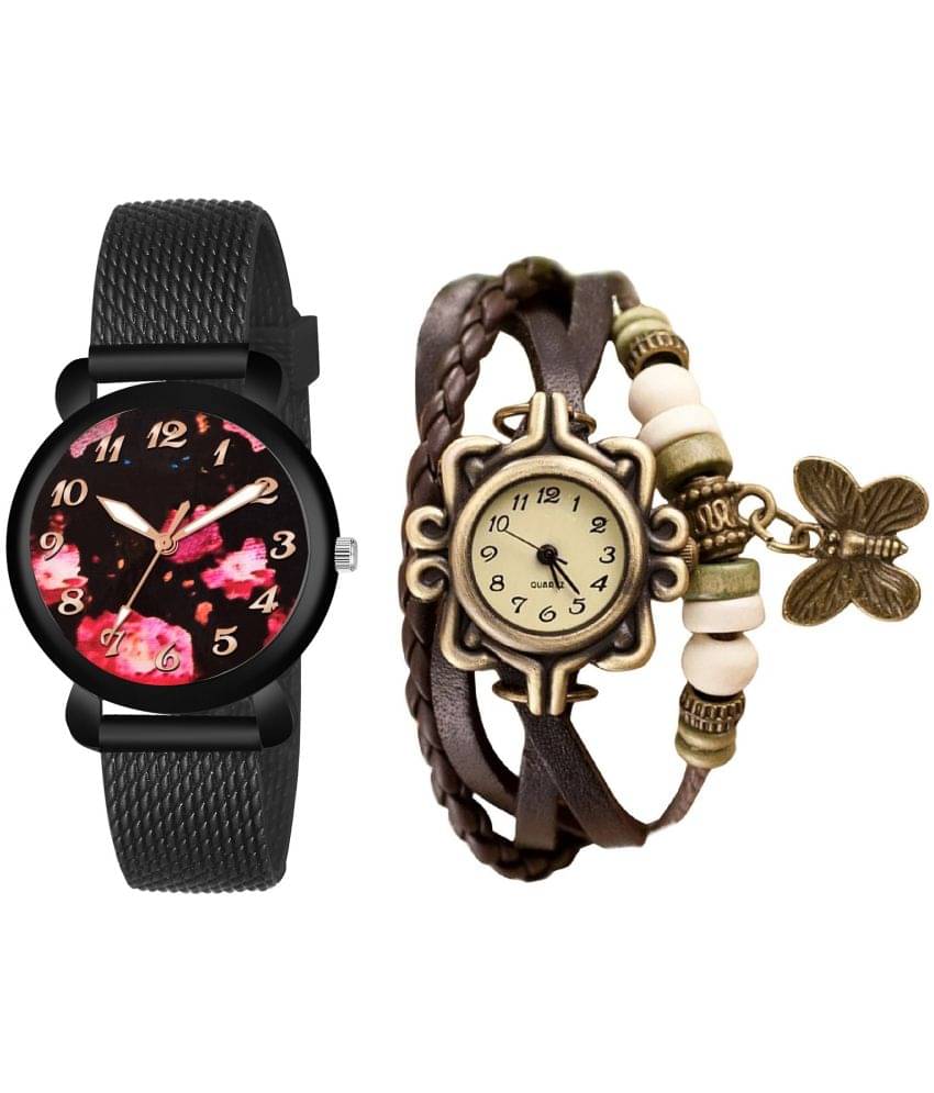 DECLASSE Black Dial Analog Girls Watch ( Pack Of 2 ) DECLASSE Black Dial Analog Girls Watch ( Pack Of 2 )