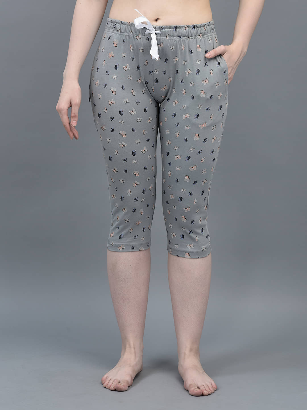 Dollar Missy Multicolor Cotton Blend Women's Straight Pant