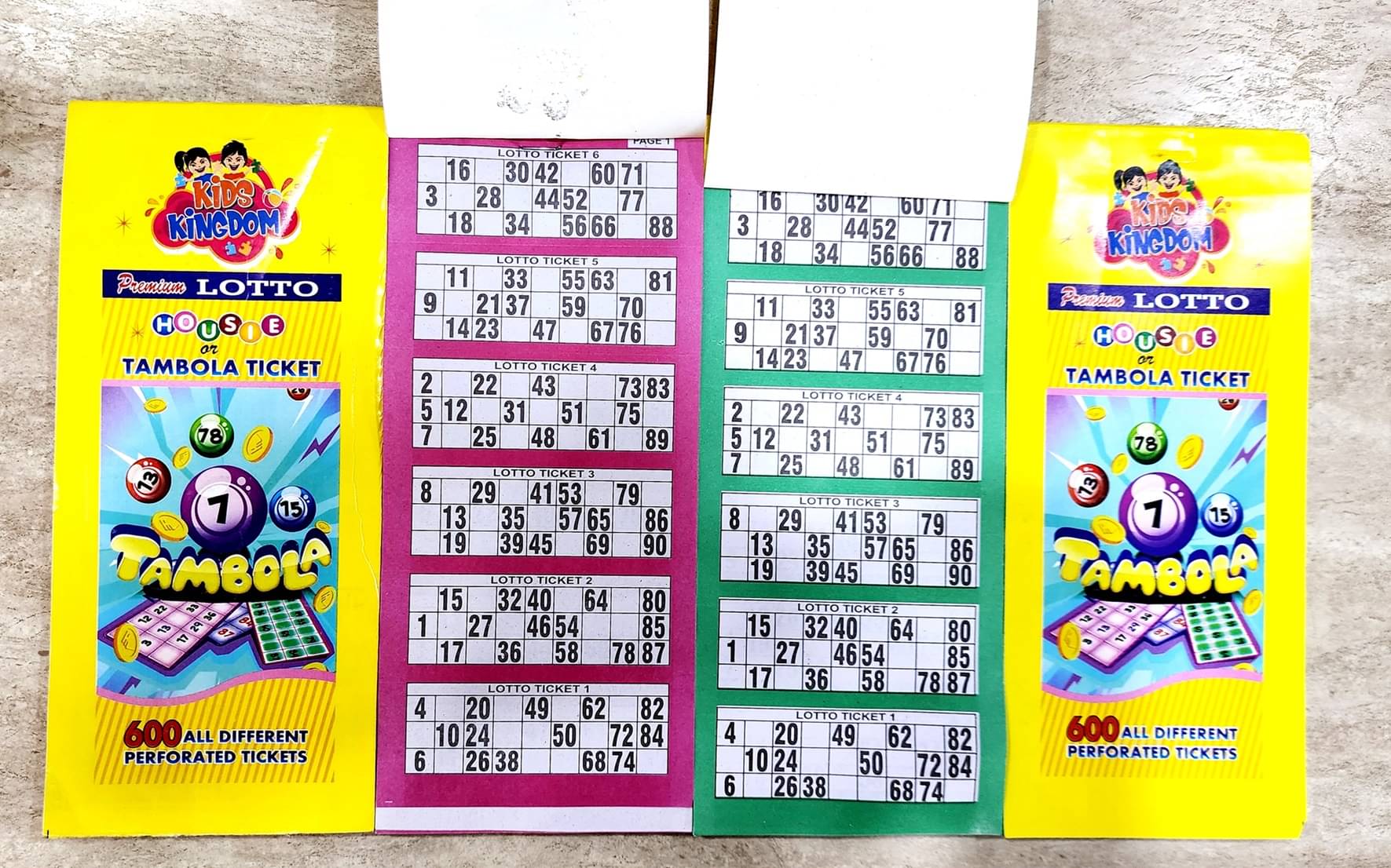 FRATELLI Tambola 1200 Bingo Tickets for Indoor Housie & Party Games(2 books) FRATELLI Tambola 1200 Bingo Tickets for Indoor Housie & Party Games(2 books)