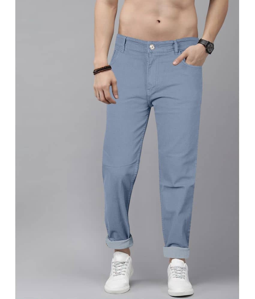 JB JUST BLACK Regular Fit Cuffed Hem Men's Jeans - Grey ( Pack of 1 ) - Jeans | Buy online on ZillyBuy