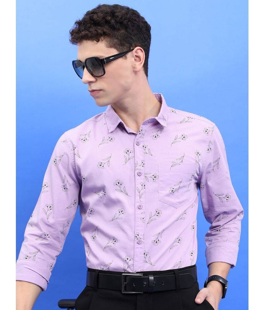 Ketch 100% Cotton Regular Fit Printed Full Sleeves Men's Casual Shirt - Mauve ( Pack of 1 ) Ketch 100% Cotton Regular Fit Printed Full Sleeves Men's Casual Shirt - Mauve ( Pack of 1 )