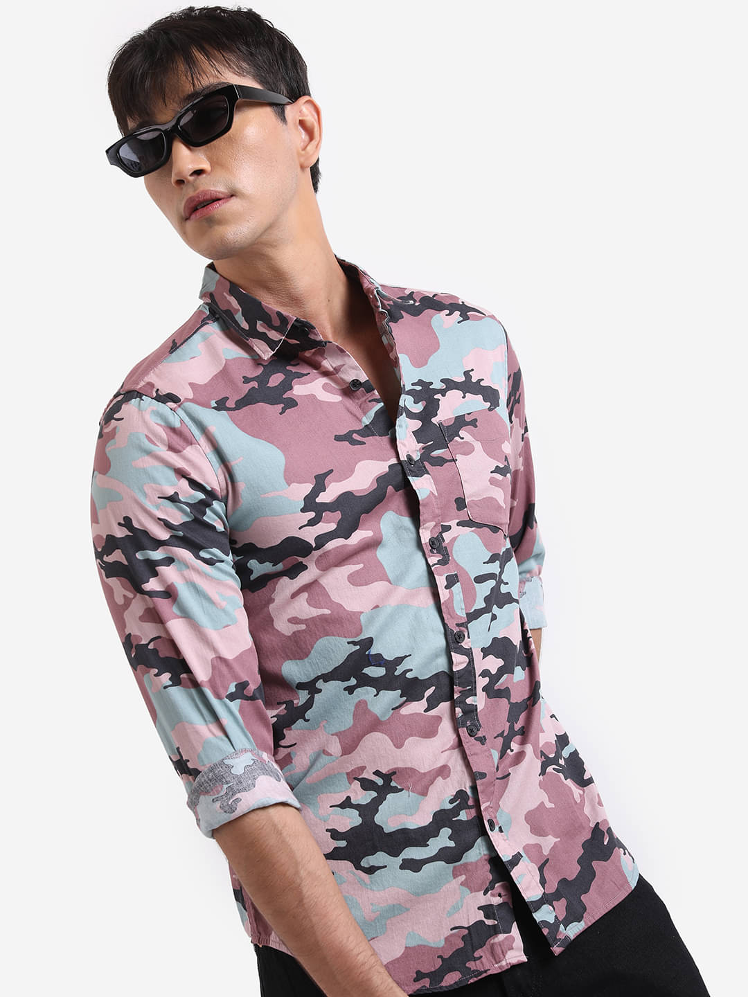     			Ketch 100% Cotton Regular Fit Printed Full Sleeves Men's Casual Shirt - Multicolor ( Pack of 1 )