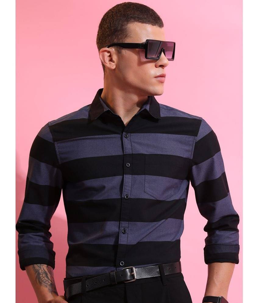 Ketch Cotton Blend Regular Fit Striped Full Sleeves Men's Casual Shirt - Multicolor ( Pack of 1 ) Ketch Cotton Blend Regular Fit Striped Full Sleeves Men's Casual Shirt - Multicolor ( Pack of 1 )