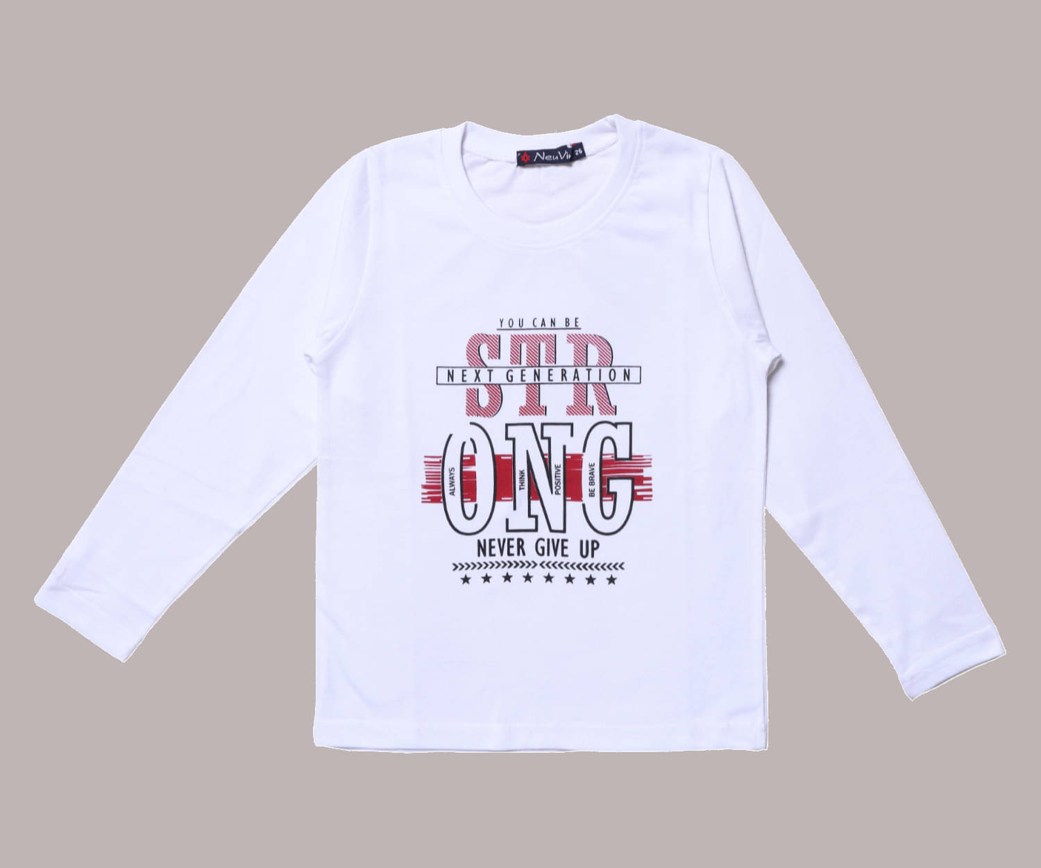     			NEUVIN Pack of 6 Boys Cotton Blend T-Shirt ( White )
