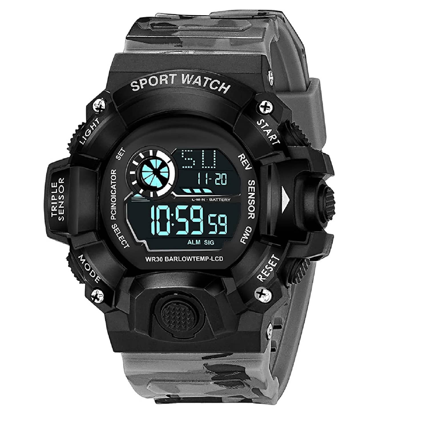 Hala Black Dial Digital Boys Watch ( Pack of 1 )