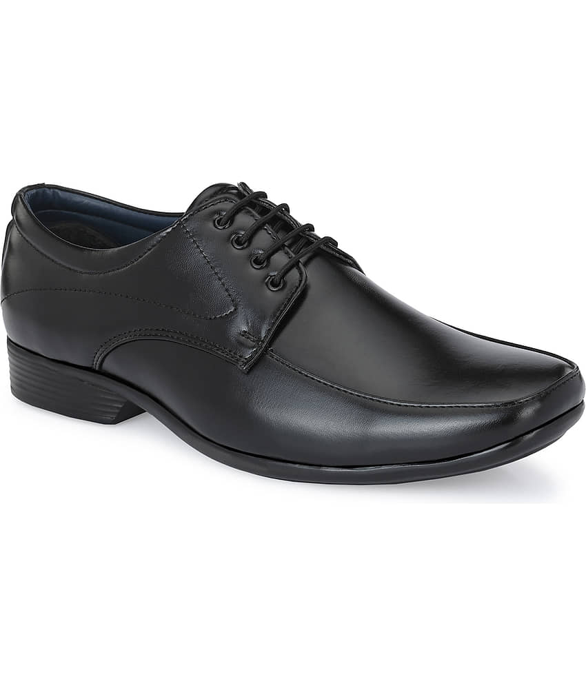 John Karsun Black Men's Derby Formal Shoes - Formal Shoes | Buy online on ZillyBuy
