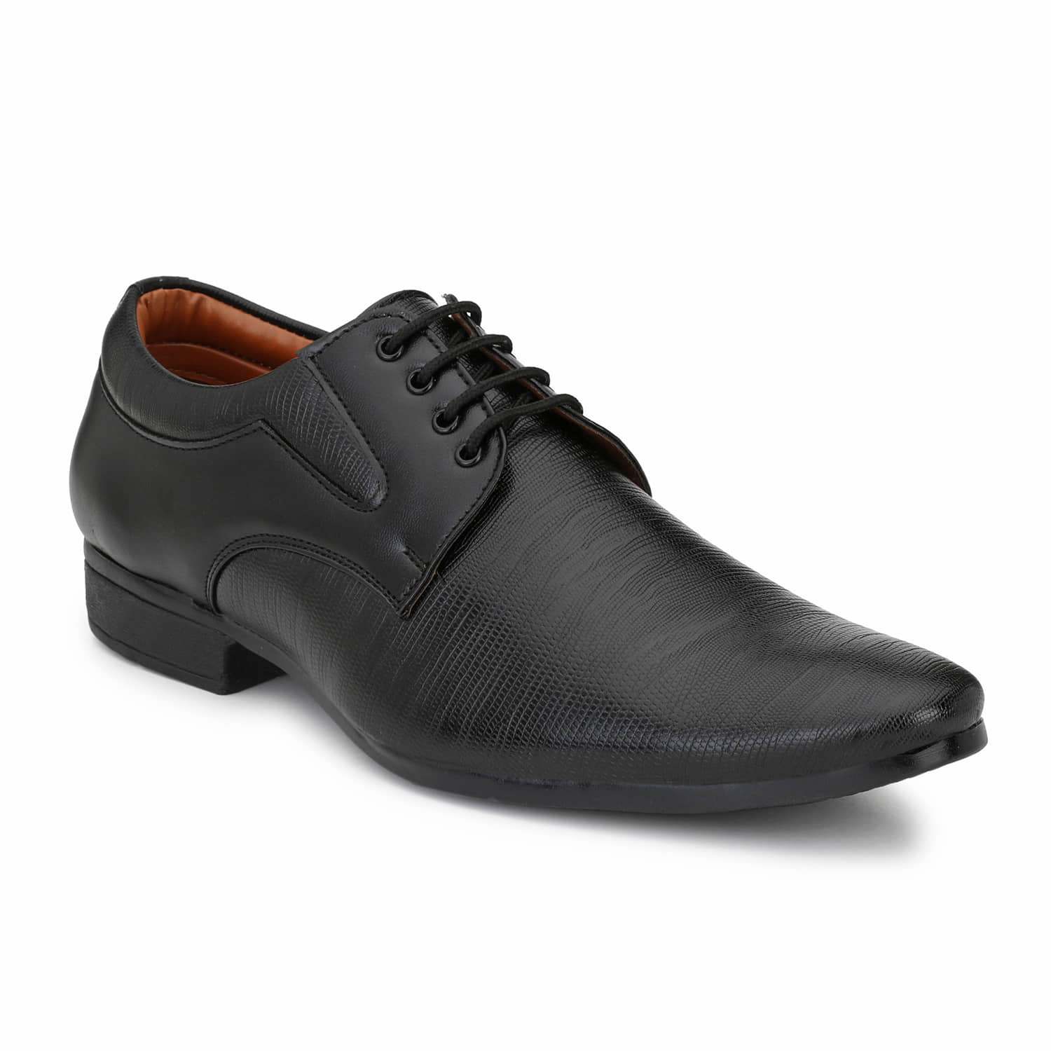 John Karsun Black Men's Derby Formal Shoes - Formal Shoes | Buy online on ZillyBuy