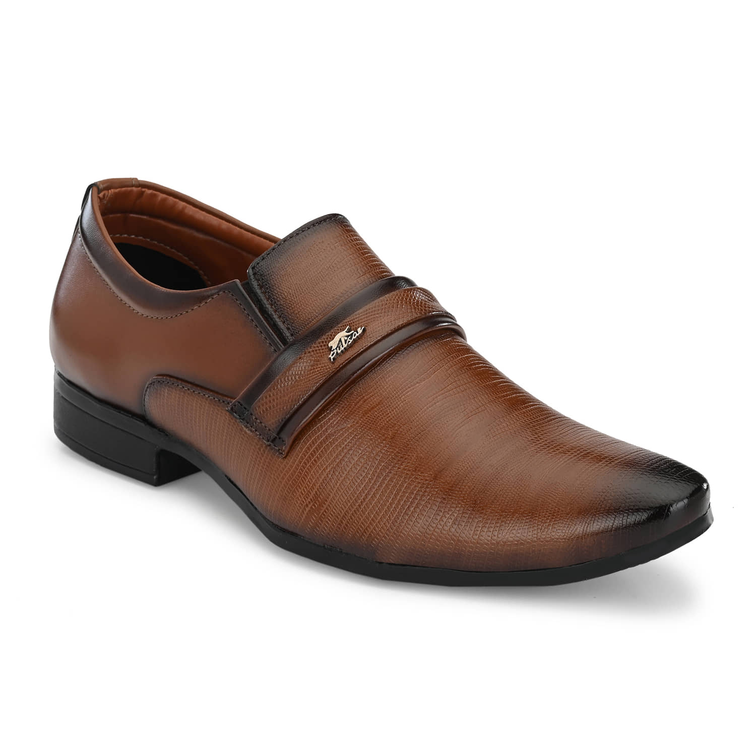 John Karsun Tan Men's Slip On Formal Shoes - Formal Shoes | Buy online on ZillyBuy