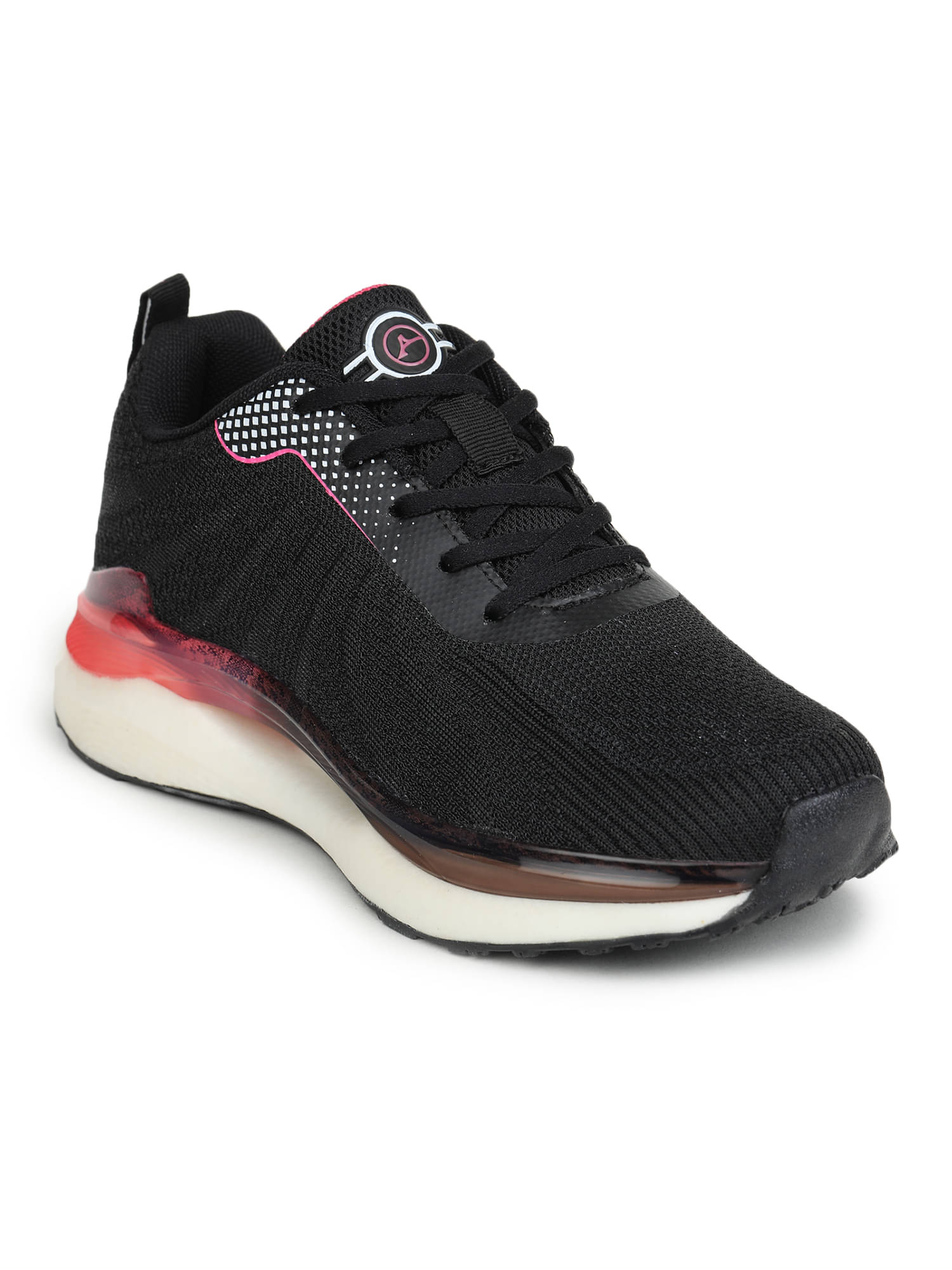     			Abros DYNA Black Men's Sports Running Shoes