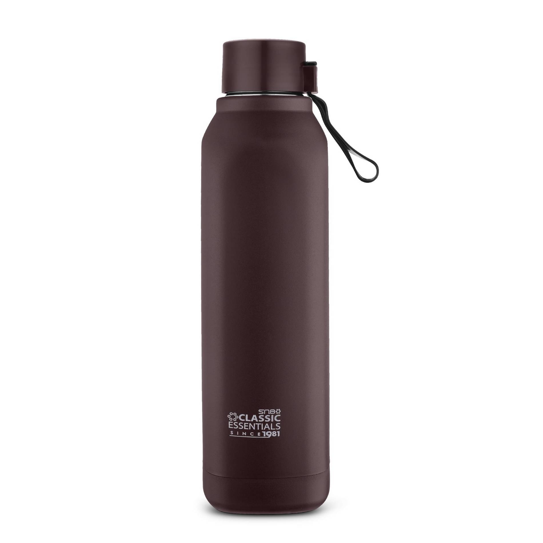     			Classic Essentials Spalsh Double Wall Isnusated Flask Bottle Brown Stainless Steel Water Bottle 700 mL ( Set of 1 )