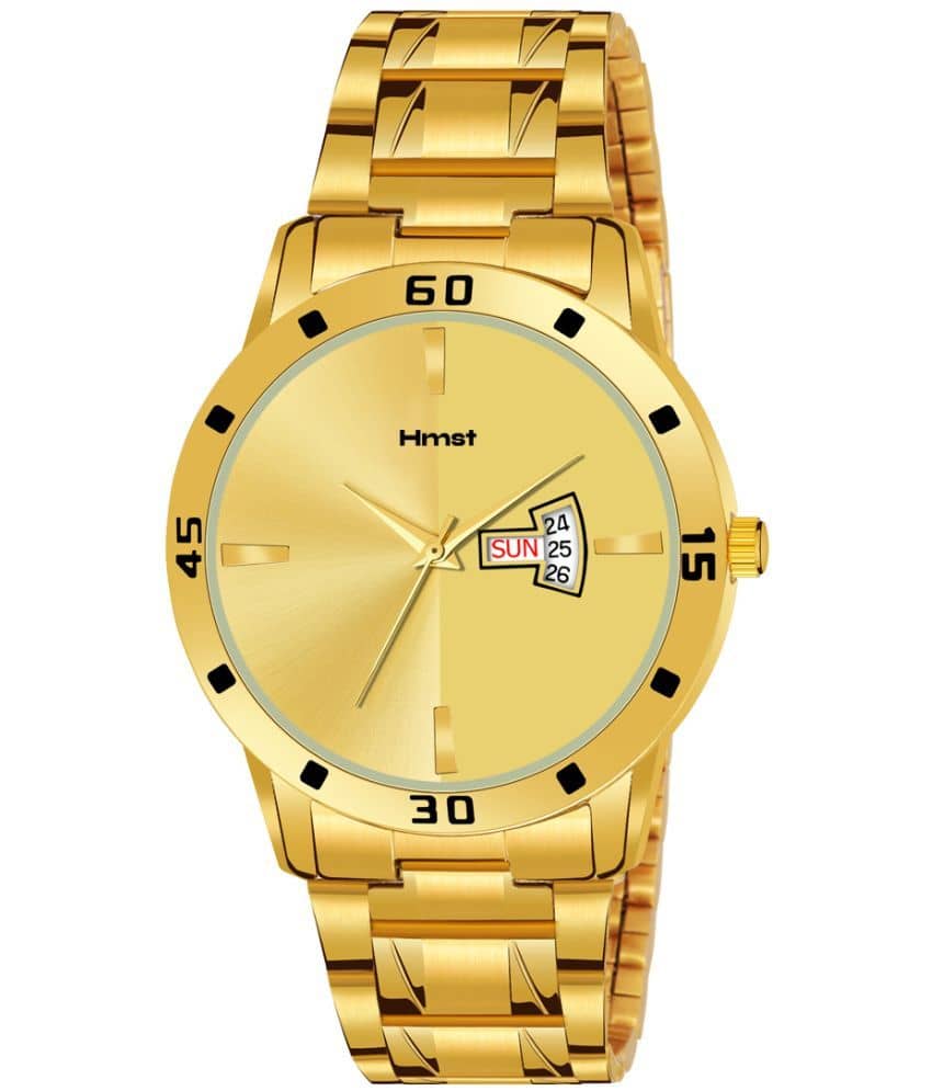 HMST Gold Metal Analog Men's Watch