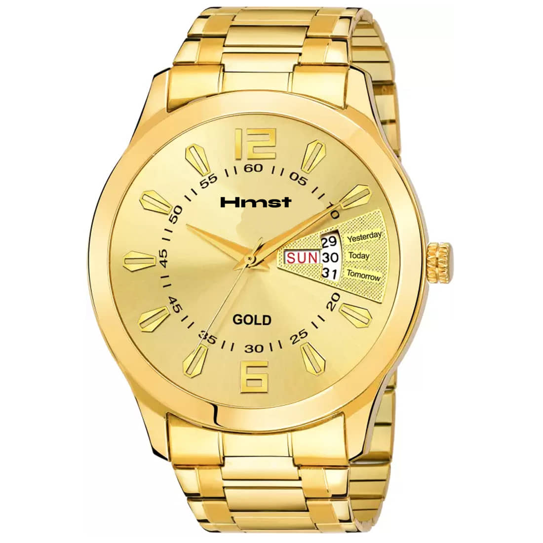 HMST Gold Metal Analog Men's Watch
