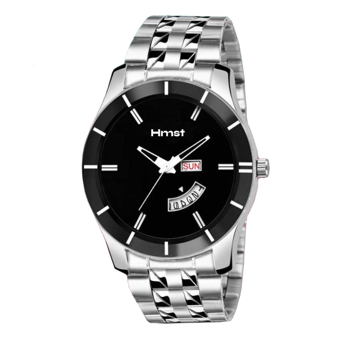 HMST Silver Metal Analog Men's Watch