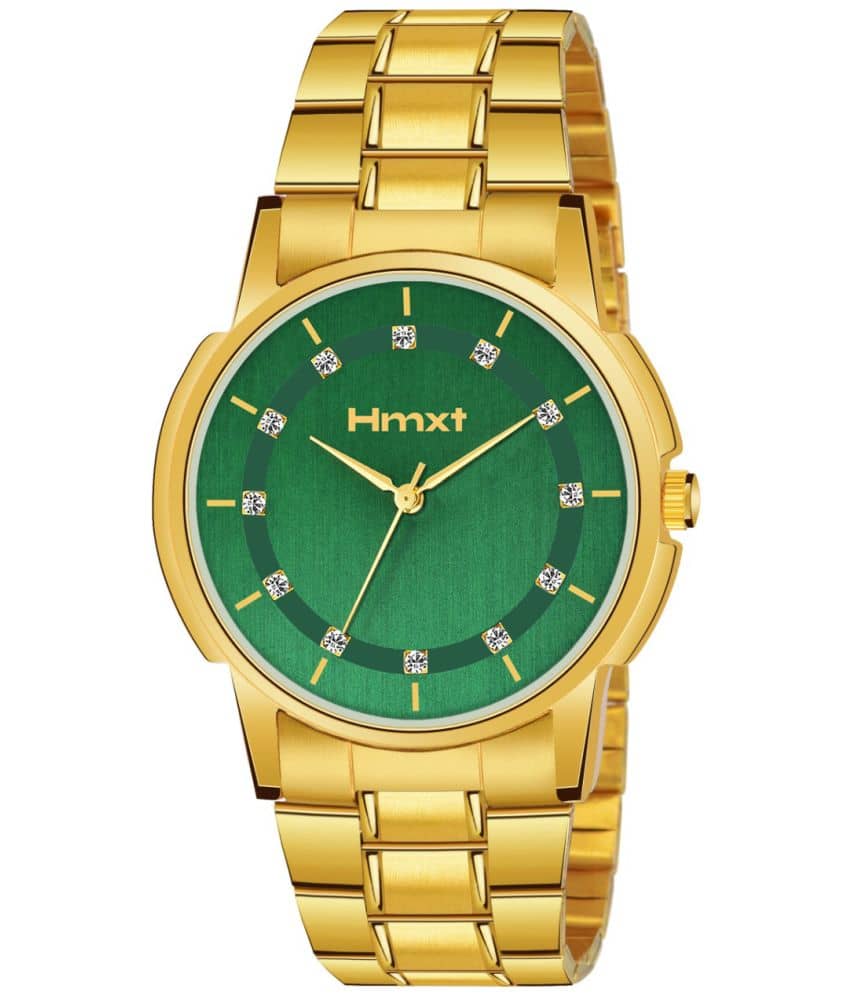 HMXT Gold Metal Analog Men's Watch