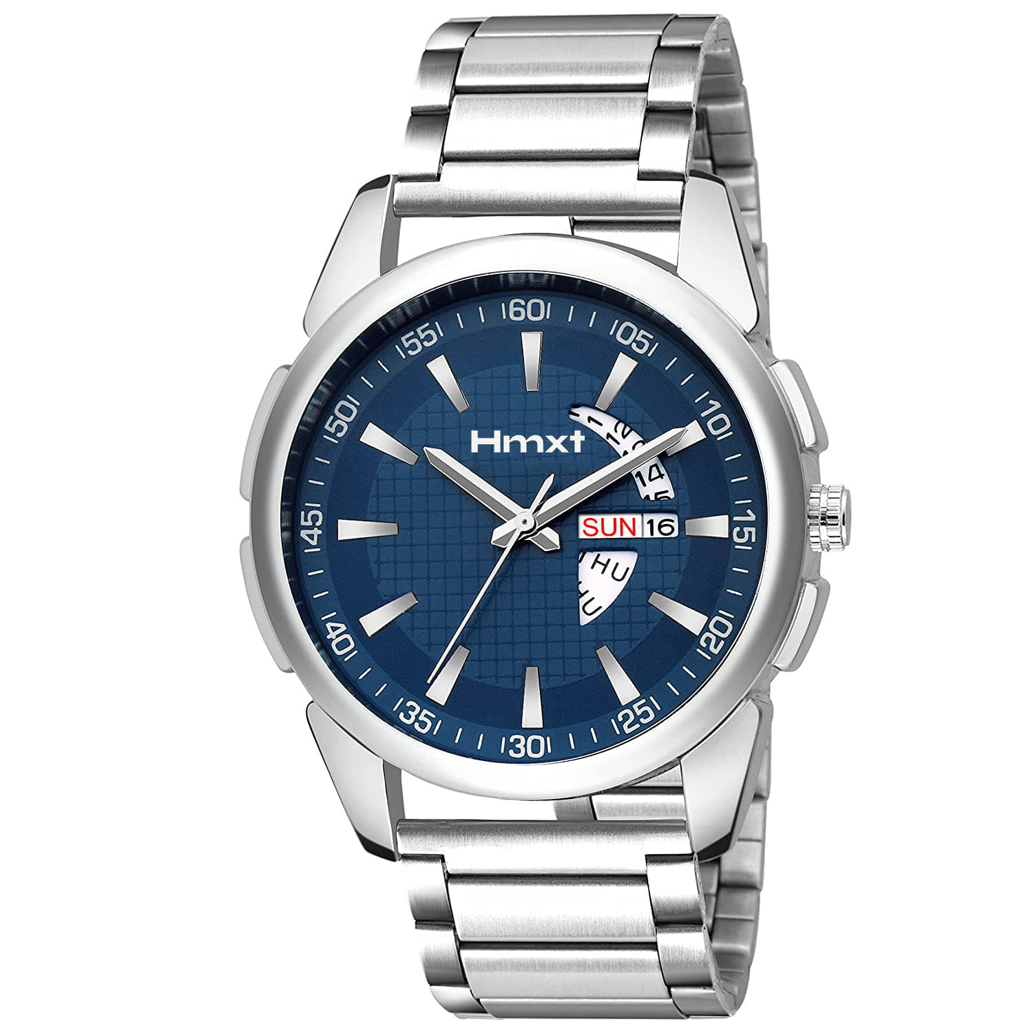     			HMXT Silver Stainless Steel Analog Men's Watch