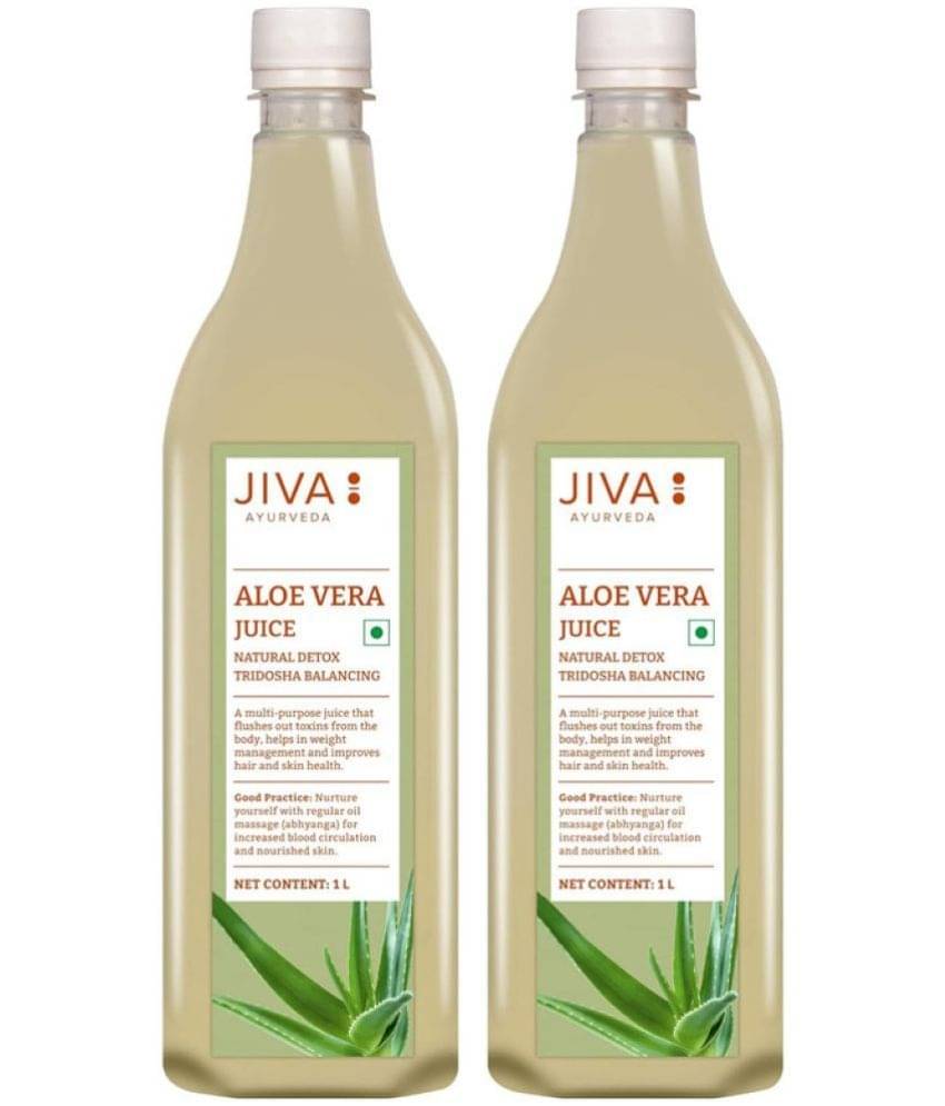 Jiva Aloe Vera Juice Helps to Enahnce Immunity and Digestion -1L (Pack of 2) Jiva Aloe Vera Juice Helps to Enahnce Immunity and Digestion -1L (Pack of 2)