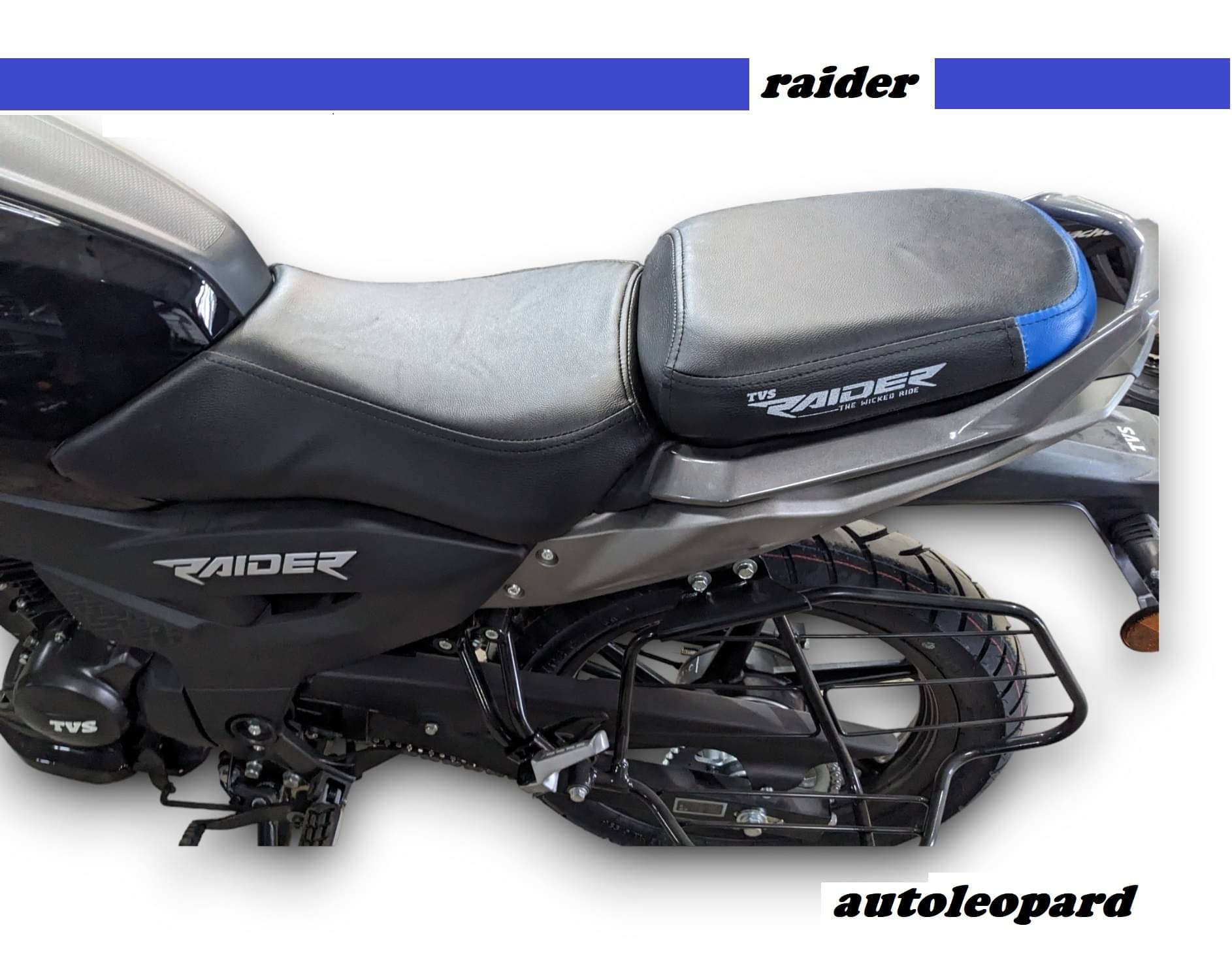     			RAIDER 125 BIKE SEAT COVER