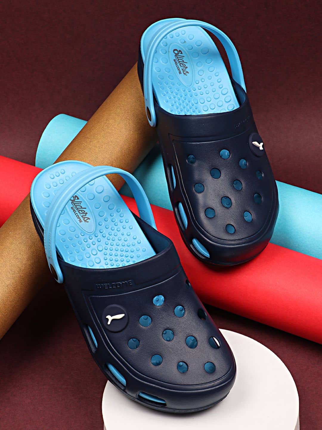 Welcome - Beige Men's Clogs