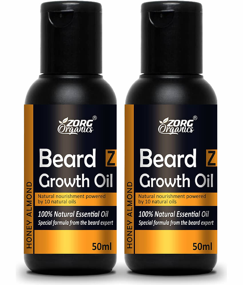 Zorg Organics Promotes Beard Growth Beard Oil ( Pack of 2 ) - Beard Care and Tools | Buy online on ZillyBuy