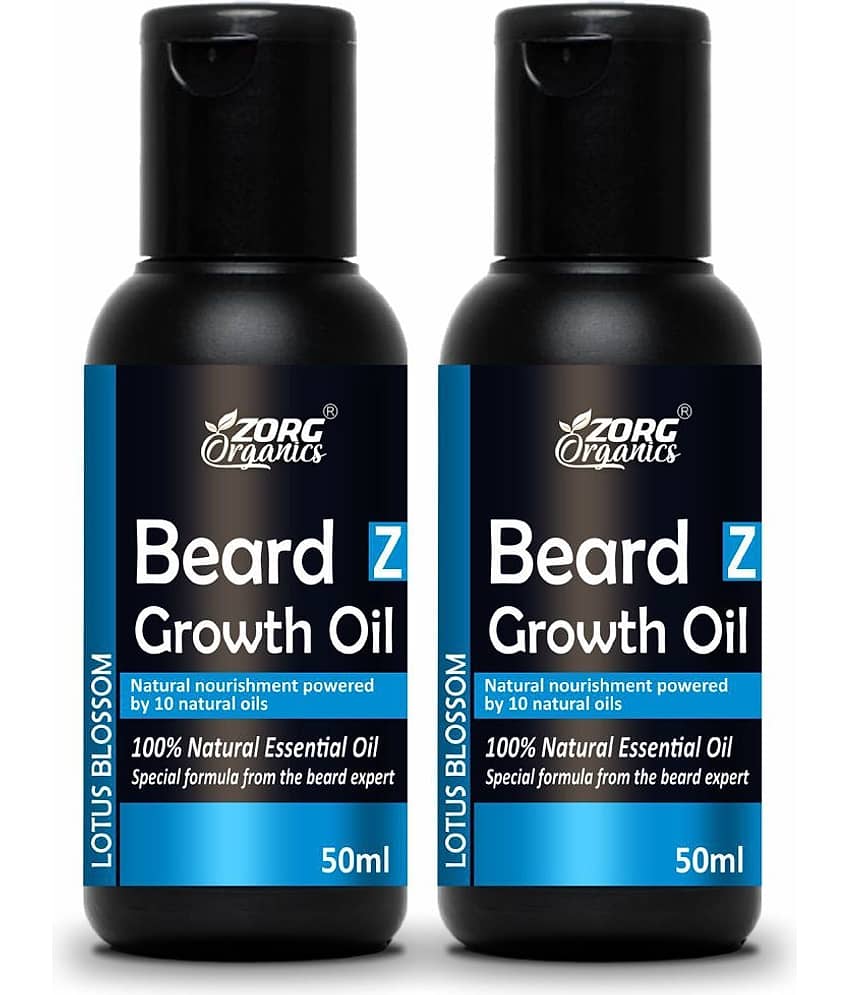 Zorg Organics Promotes Beard Growth Beard Oil ( Pack of 2 ) - Beard Care and Tools | Buy online on ZillyBuy
