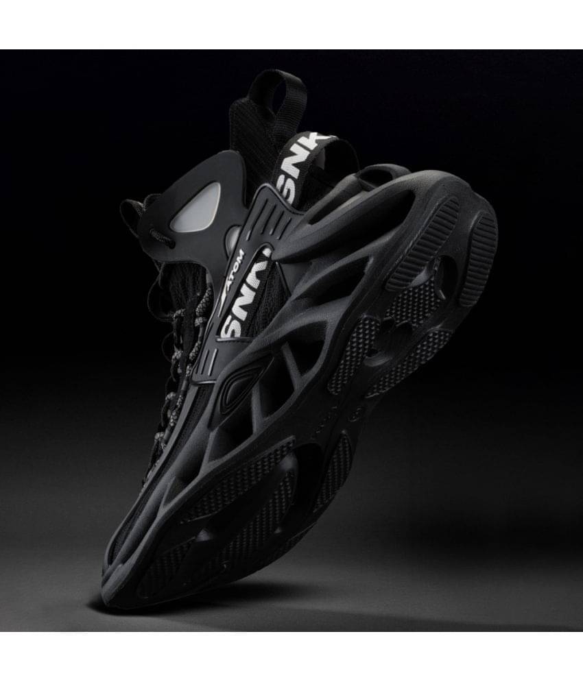     			ATOM Alphabounce Black Men's Sneakers