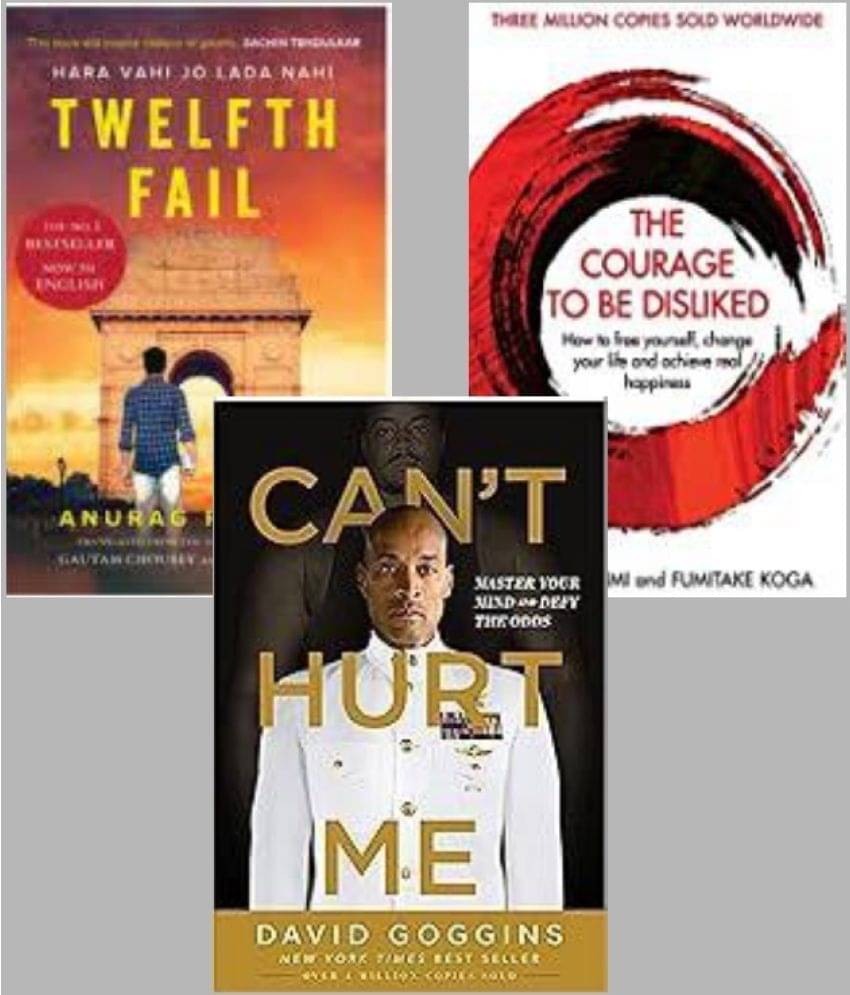     			12th Fail + The Courage To Be Disliked + Cant Heart Me